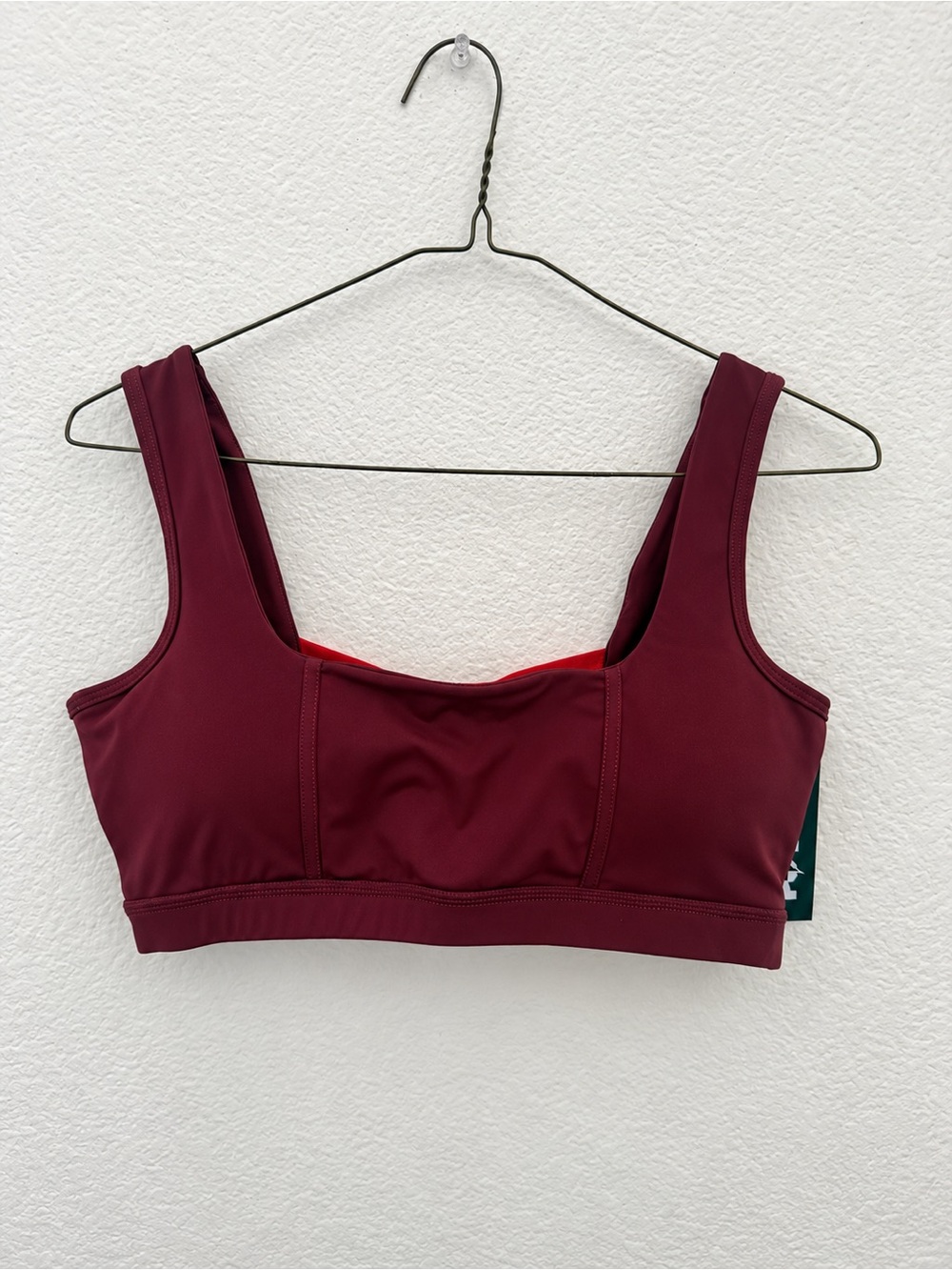 Popflex Women’s Burgundy Scoop Sports Bra